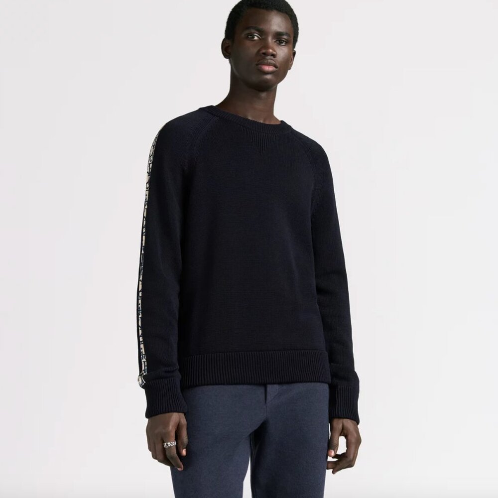 Sweater with Dior Oblique Inserts
